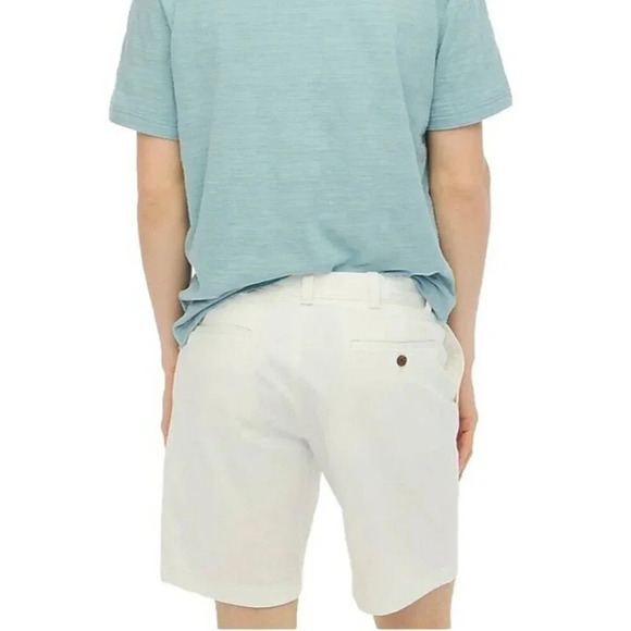NWT - J.Crew Men's 9" Stretch Chino Short, White, 35 Waist - Picture 3 of 9